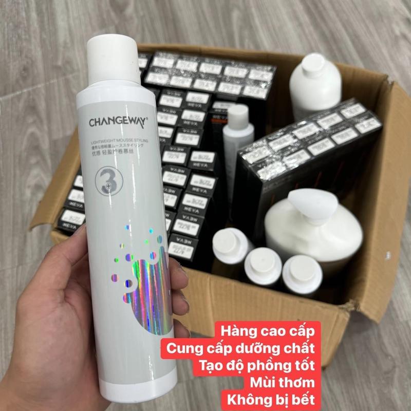 BỌT MỀM TẠO KIỂU TÓC CHANGEWAY HÀN QUỐC giữ nếp sóng xoăn, phồng tự nhiên không bết dính mousse