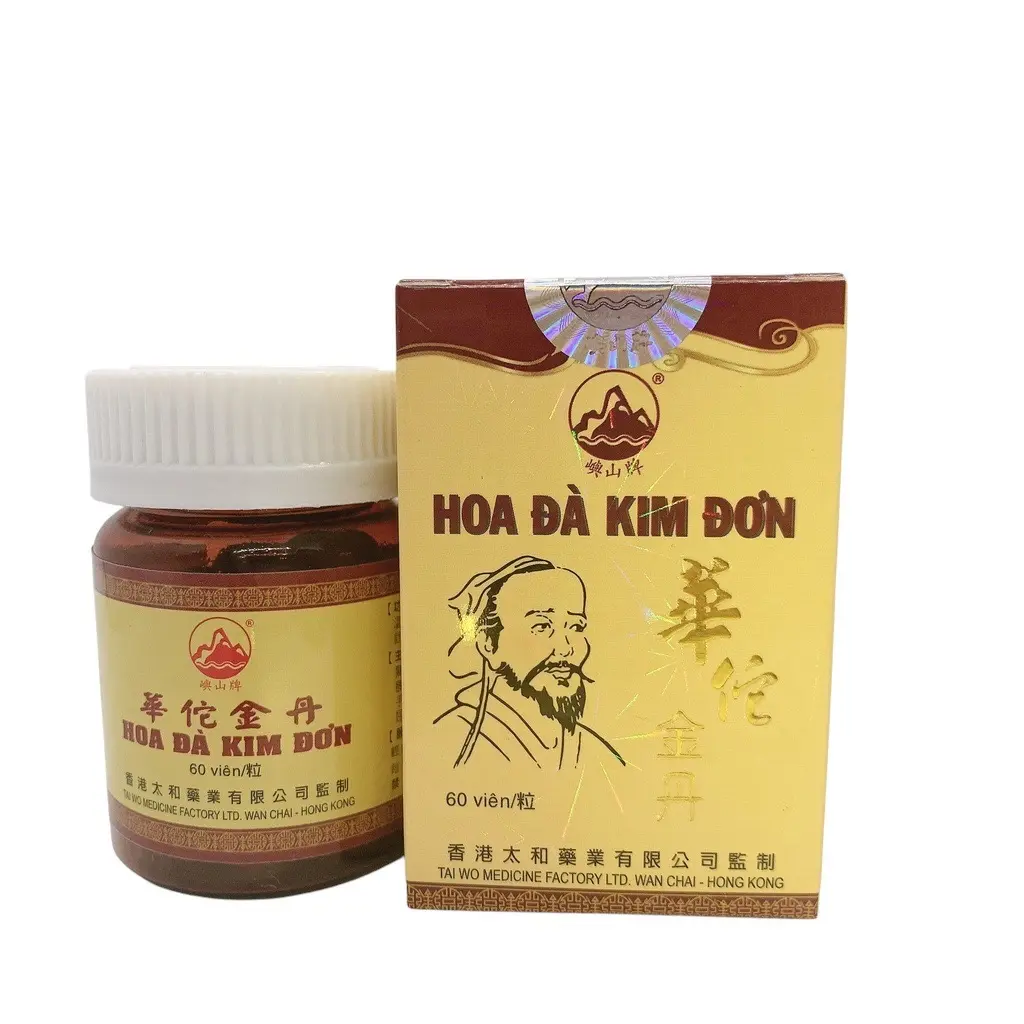 Hoa Đà Kim Đơn Hộp 60 Viên Hỗ Trợ Đau Nhức Mỏi Xương Khớp