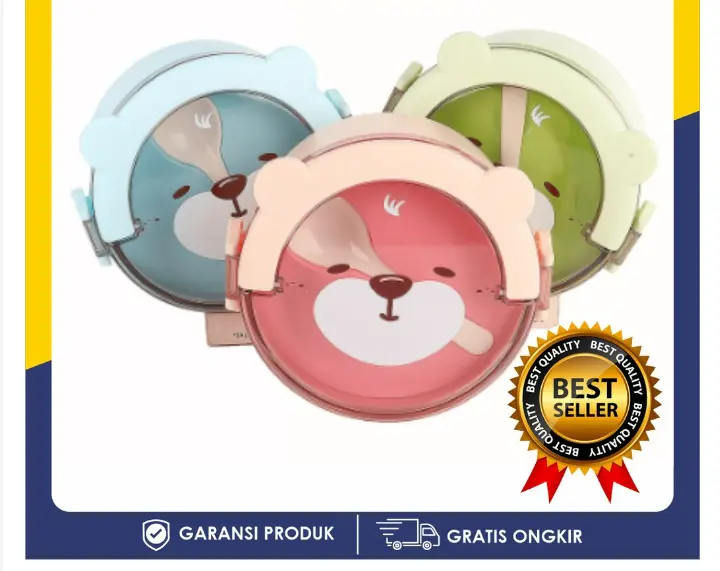 Kotak Bekal Anak | Lunch Box Set Anak | Kotak Makan Bento Anak Anti Tumpah | Kotak Bekal anak Karakter | Lunch Box Karakter | Kotak Makan Anak Karakter 0