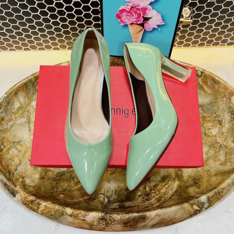 Product Introduction of Giày Cao Gót Nữ MŨI trơn Giày búp bê mũi nhọn nữ tính cao 5p và 7p - size 35 - size 40 mã Cotron Shoes 16