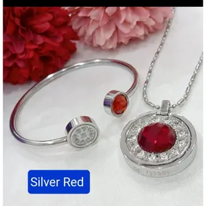 Kalung dan Gelang Quantum Pendant Mata Merah