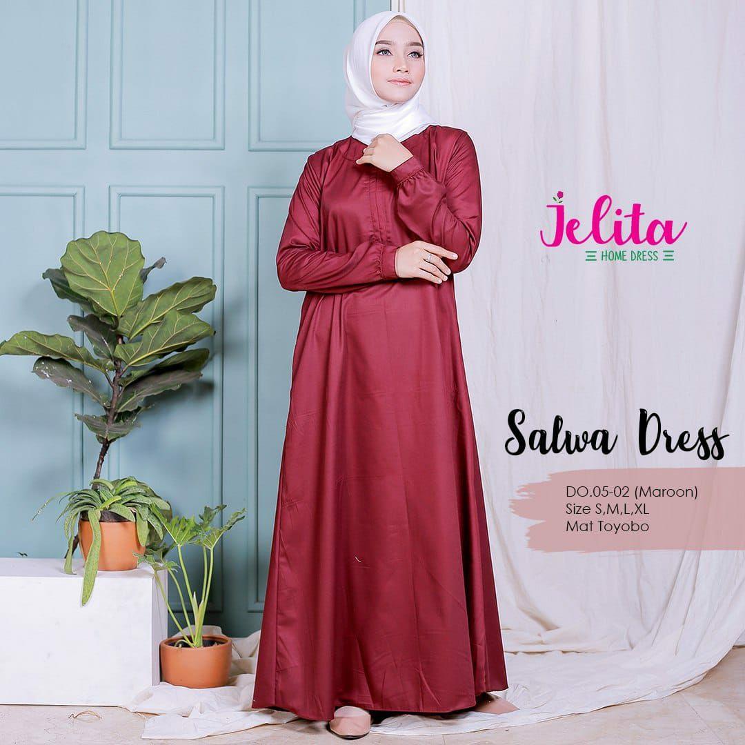 Gamis Polos Katun Toyobo Premium by riZAru