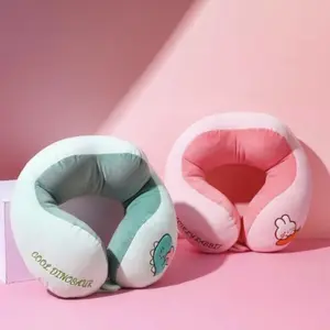 Bantal Leher Halus Lembut Terbaru Lucu Bantal Sandaran Mewah Tidur Busa Travel Portabel Mobil Pesawat Bus Kereta Kantor Cute Bed