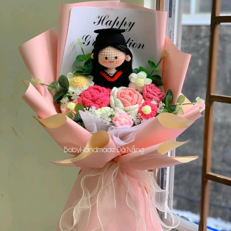 (SẴN) BÓ HOA LEN TỐT NGHIỆP