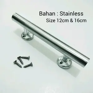 Handle jendela stainless 16cm - Gagang lemari 12cm - Gagang kamar mandi