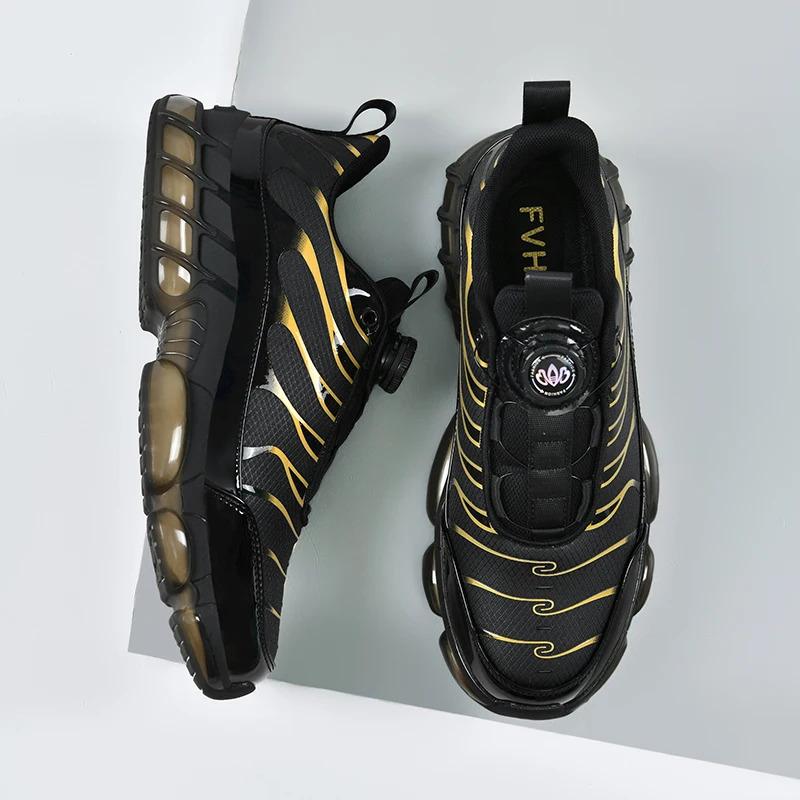 Custom Men Fashion Casual Sports Sneakers Rotary Knob Easy Wearing Lightweight Blank Running Walking Shoes for Women Trainers Training_voghion.com