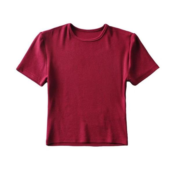 Áo Thun Nữ Ôm Body Tay Ngắn | Chất Gân Co Giãn Tôn Dáng Chuẩn Gen Z 4