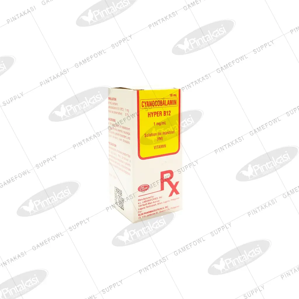 hyper b12 injectable Hyper B12 10mL for Gamefowl Conditioning