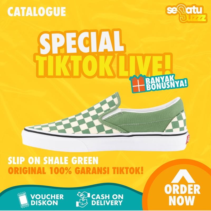 Sneakers Vns Slip On Checkerboard Series 100% Original 6