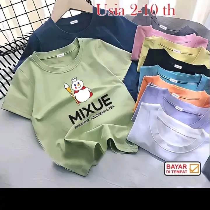 Kaos mixue anak