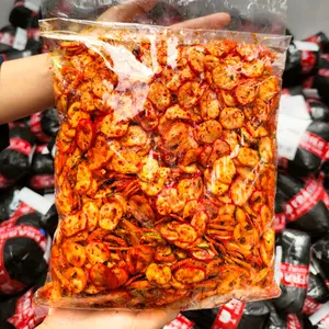 Kerupuk bawang Pedas daun jeruk 1kg Snacks