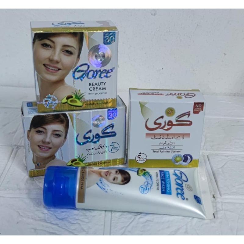 ORIGNAL GOREE SET FROM PAKISTAN 4in1 SET DAY& NIGHT CREAM+ BEAUTY ...