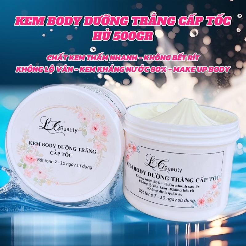 500GR KEM BODY DƯỠNG TRẮNG CẤP TỐC (HỦ 500GR) Dưỡng Da Body Làm Đẹp Da Dưỡng Body kemtron trang