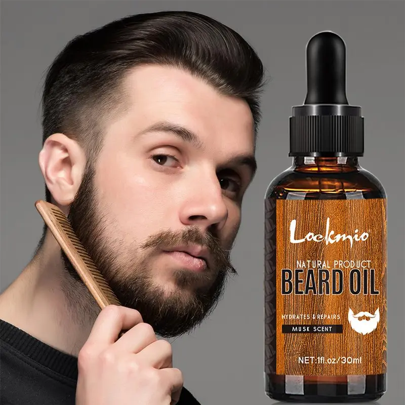 Beard Oil & Beard Balm Set, 2 Counts Beard Care Product, Men's Care Product for Softening, Nourishing, Smoothing and Strengthening Beard 6