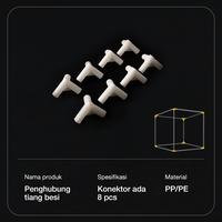 Gambar Medoga Kelambu Aksesoris Konektor 8Pcs  Kuat dan Kokoh Penghubung Tiang Khusus dari kelambu medoga Kota Tangerang 2 Tokopedia