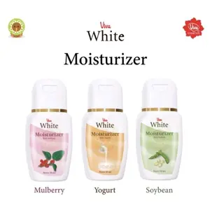 Viva Cosmetics Viva White Moisturizer 30ml Travel Size Mulberry Yogurt Soybean Pelembab Wajah dengan Niacinamide & Ekstrak Mulberry Yogurt Soybean