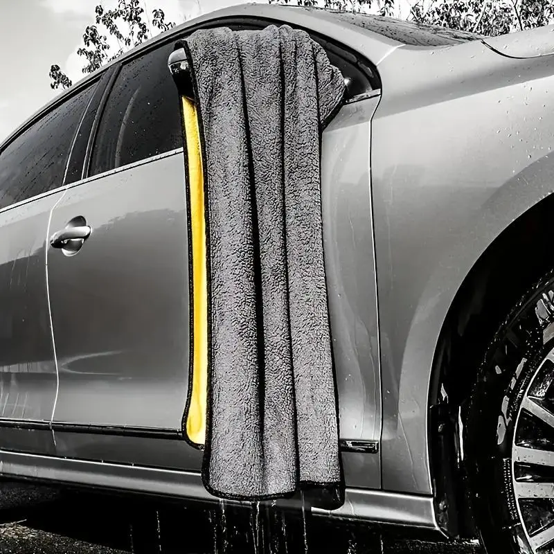 Car Washing Towel, Car Cleaning Towel, Car Detailing Towel, Absorbent Microfiber Car Wash Towel, Thick Plush Detailing Towel for Car Care & Home Cleaning, Car Detailing Products, Car Cleaning Supplies, Microfiber Cloth 3