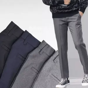 Celana Kantor Pria Slimfit Angkle Pants Celana Kerja Bahan Semi Woll Formal