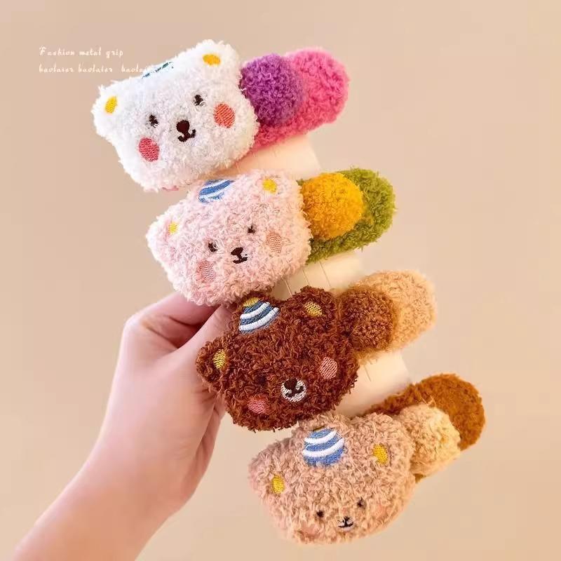 Kẹp Mỏ Vịt Nhồi Bông Thiết Kế Dễ Thương, Hình Gấu Và Vịt Lớn, Kẹp Tóc Sau Đầu, Phụ Kiện Tóc Cao Cấp cạp  nông thỏ  barbie bốp  quậy  tóc kẹp  tóc  nam 1