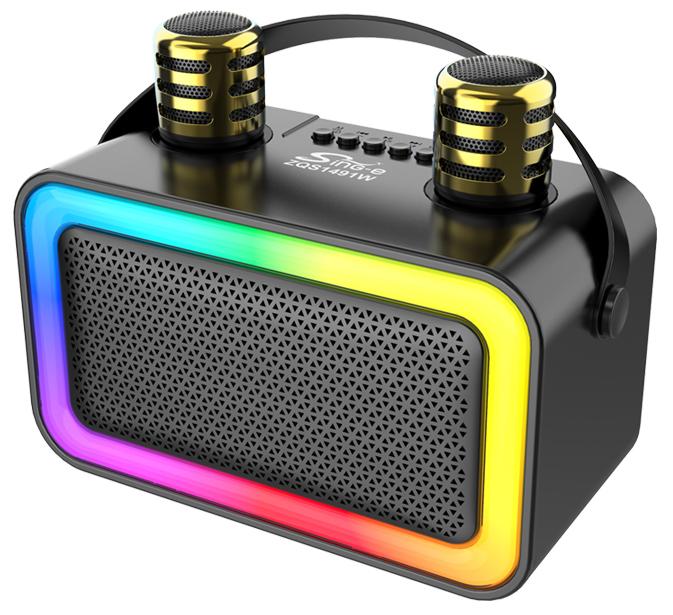 Mẫu mới- Loa karaoke xách tay SY10 A830 tặng kèm 2 micro nghe lớn hát hay loa  tg