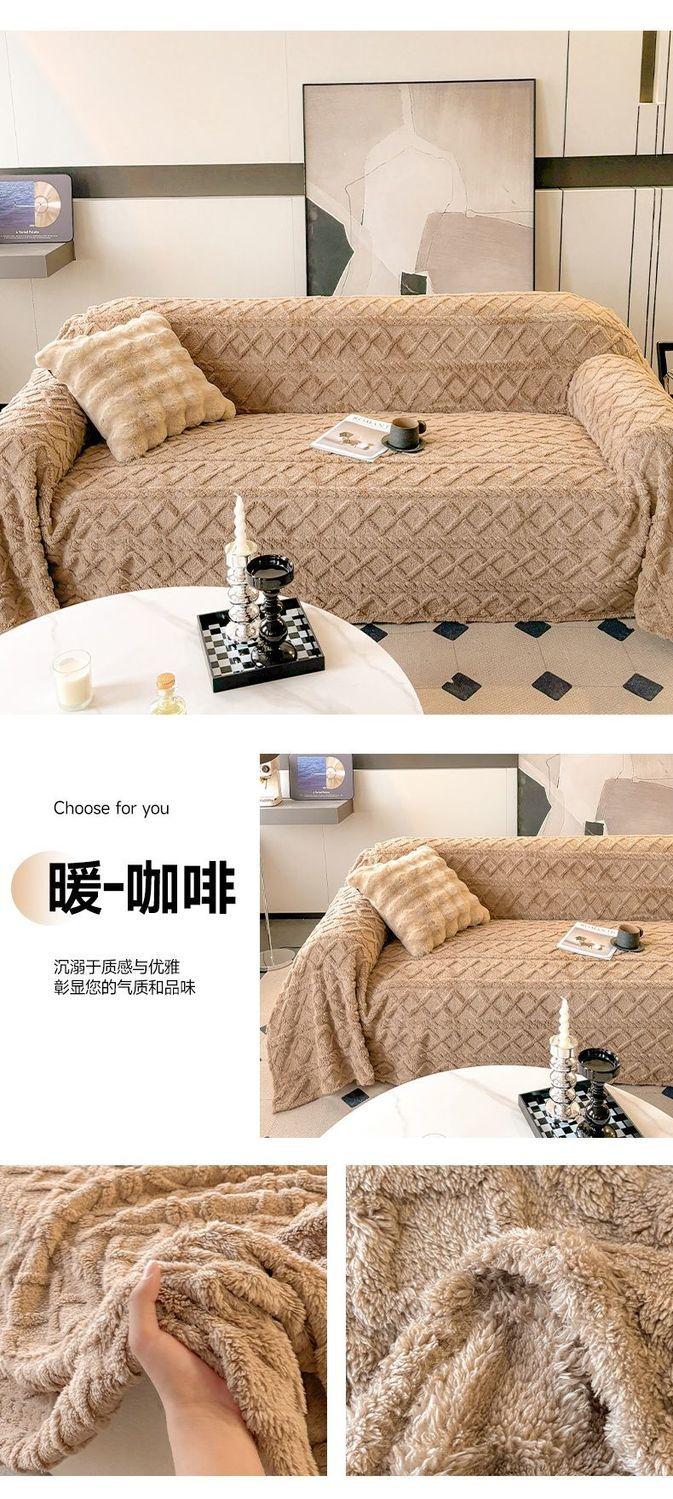 Product Introduction of [ 28k People Collection] Anti-Cat Scratch Sofa Cover Cloth, Internet Celebrity, All-Season Non-Slip Sofa Towel, Full-Coverage Luxury Blanket 19