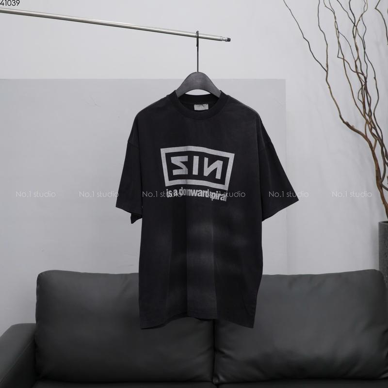 Áo thun cotton FGGS ZIN F195/68 đen