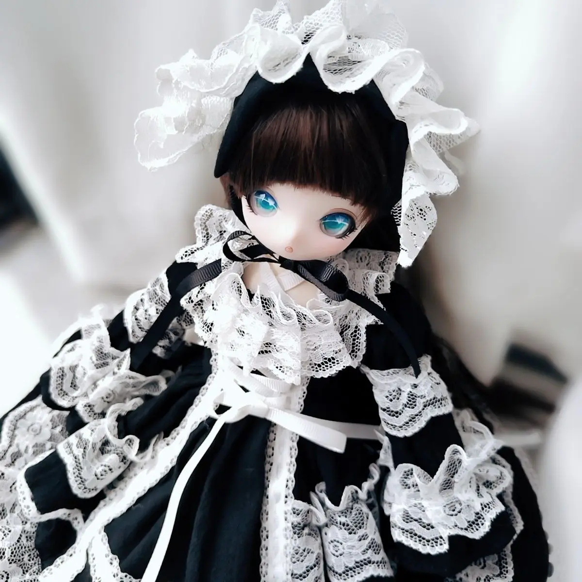 1/3 1/4 1/6 BJD Doll Clothes Maid Dress Retro Lolita Dress Clothes
