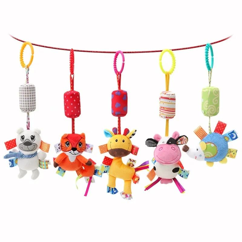 Product Introduction of Baby Sensory Hanging Rattles Soft Learning Toy Plush Animals Stroller Infant Car Bed Crib with Teether for Bebe Babies Toddlers 15