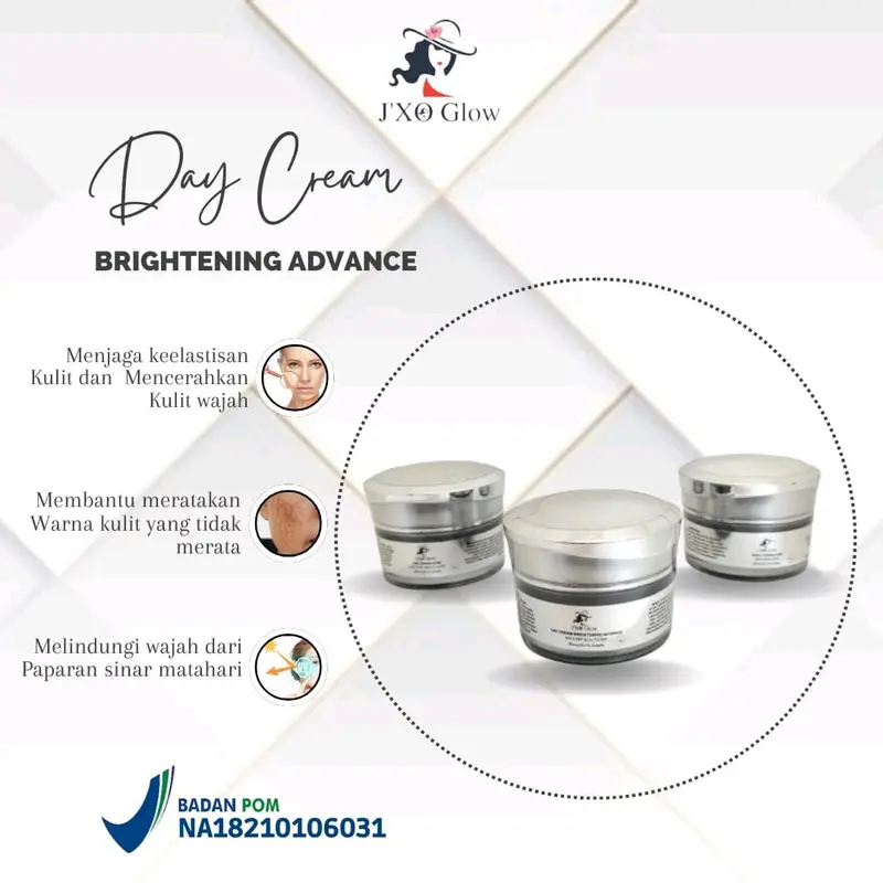 Day Cream J'XO Glow Whitening & Flek instant Mencerahkan Wajah 0