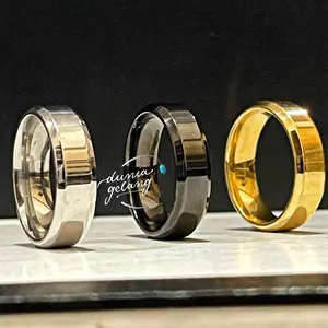 Cincin Titanium 316L Ukuran Kecil Sampai Big Size / Jumbo Anti Karat G11