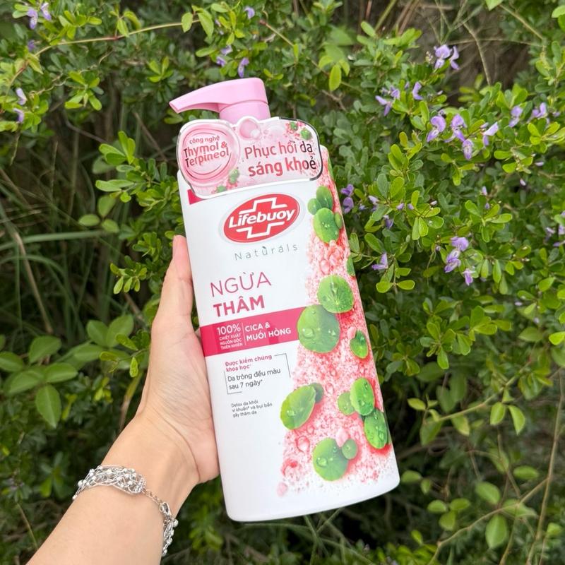 Sữa Tắm Lifebuoy Detox Muối Hồng & Rau Má 800g