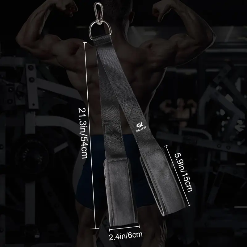 Portable Tricep Rope, 1 Count Adjustable Dual Handle Tricep Pull Down Rope, Professional Fitness Equipment For Home Gym Workout, Gymtok 1