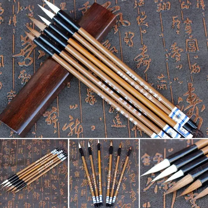 Kuas Kaligrafi Calligraphy Brush Pen Kuas Lukis 1 set isi 3 pcs 1