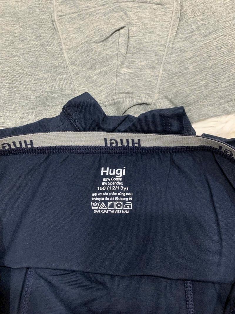 Product Introduction of quần lót sịp đùi cotton bé trai Hugi size 130 - 160 cho bé 20-40kg 5