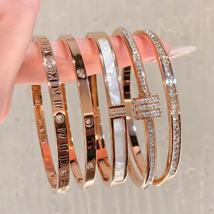 Vòng Tay Phong Cách Hàn Quốc, Drejew, Đơn Giản Và Sang Trọng, Cao Cấp, Thiết Kế Độc Đáo, Cá Nhân Hóa, Đồ Trang Sức vòng  ni Phụ Kiện vòng  tay permanent  bracelet vòng  1 lắc  lật bộ  ximen kiềng  tay vòng  ximen vòng  tay vòng  tay vòng  tay vòng  ximen