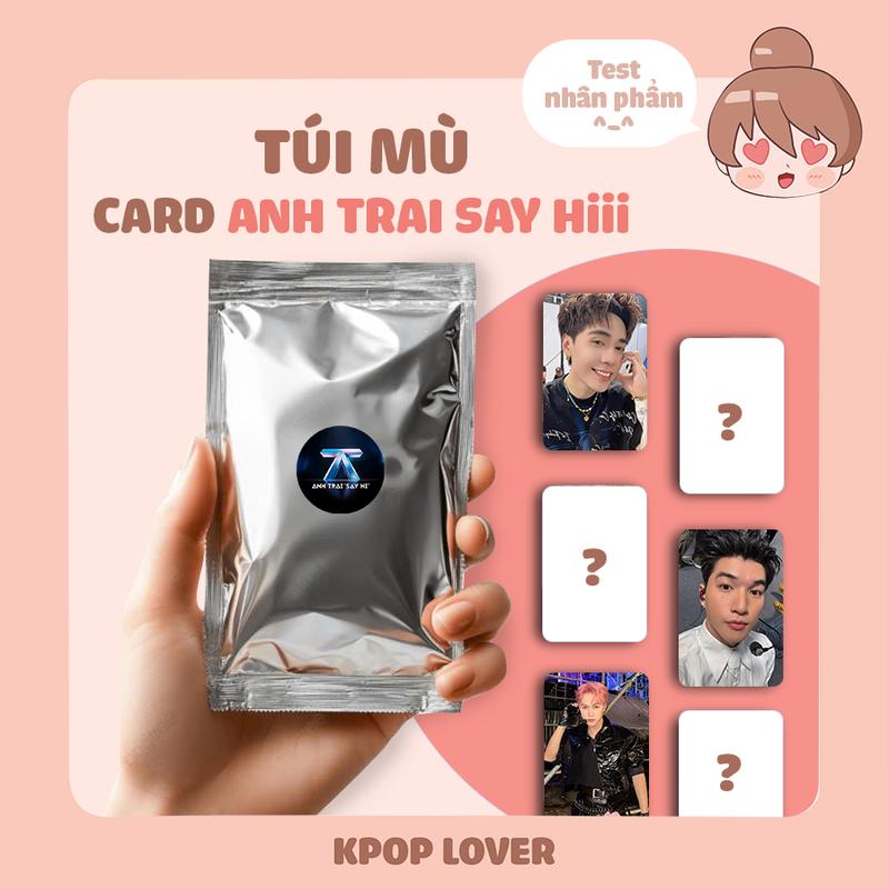 Túi mù card bo góc Anh Trai Say Hi - Kpop Lover