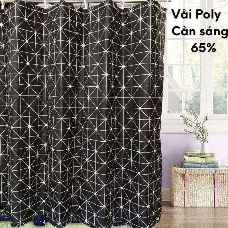 (Tặng dây treo)Rido rèm cửa kích thước 1mx1m3,1m4x1m8,1m6x1m9,2m2x2m,3mx2m,4mx2m 5