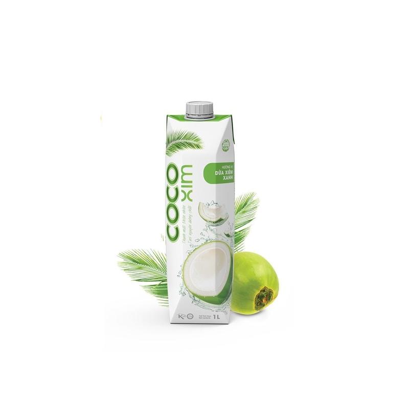 [COMBO 2 HỘP] Cocoxim Nước Dừa Xiêm Xanh / Xiêm Sen 1L 2