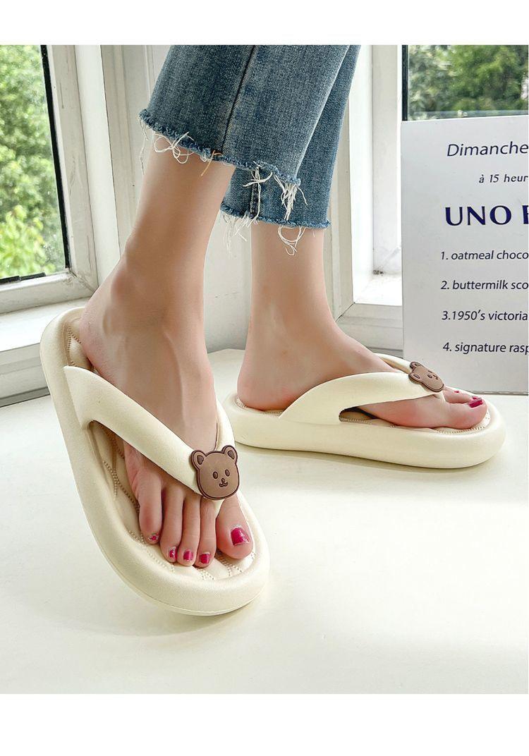 Product Introduction of Dép Xỏ Ngón, Đế Mềm, Dành Cho Nữ, Hàng Mới Về Mùa Hè, Thiết Kế Hình Gấu Dễ Thương, Đế Dày, Chống Trượt, Thích Hợp Đi Biển Và Ngoài Trời DéP Shoes GiàY 9