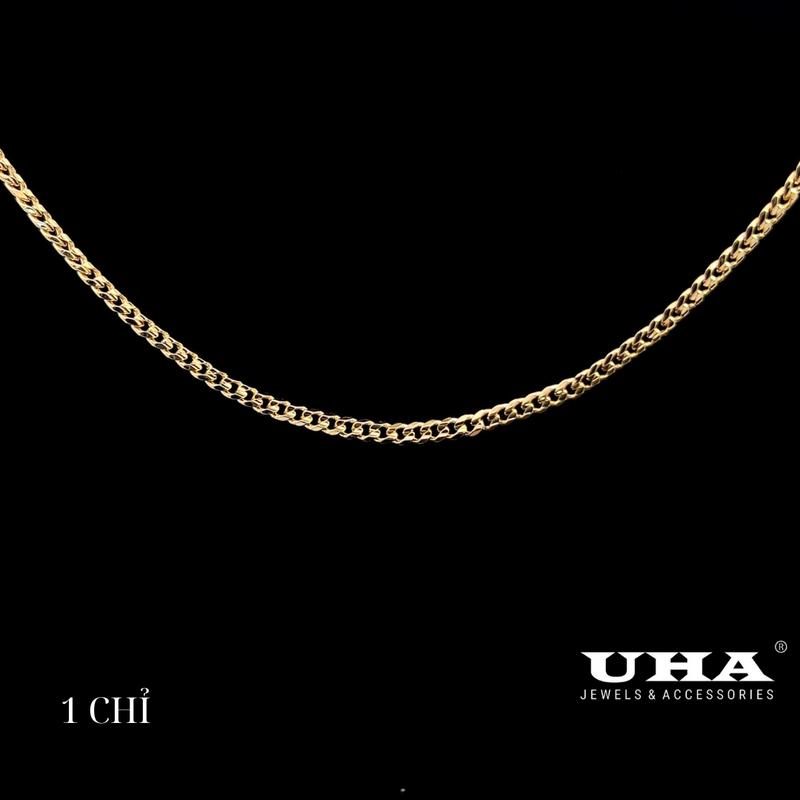 DC12 Dây chuyền unisex  khoen lật UHA cao cấp đơn giản