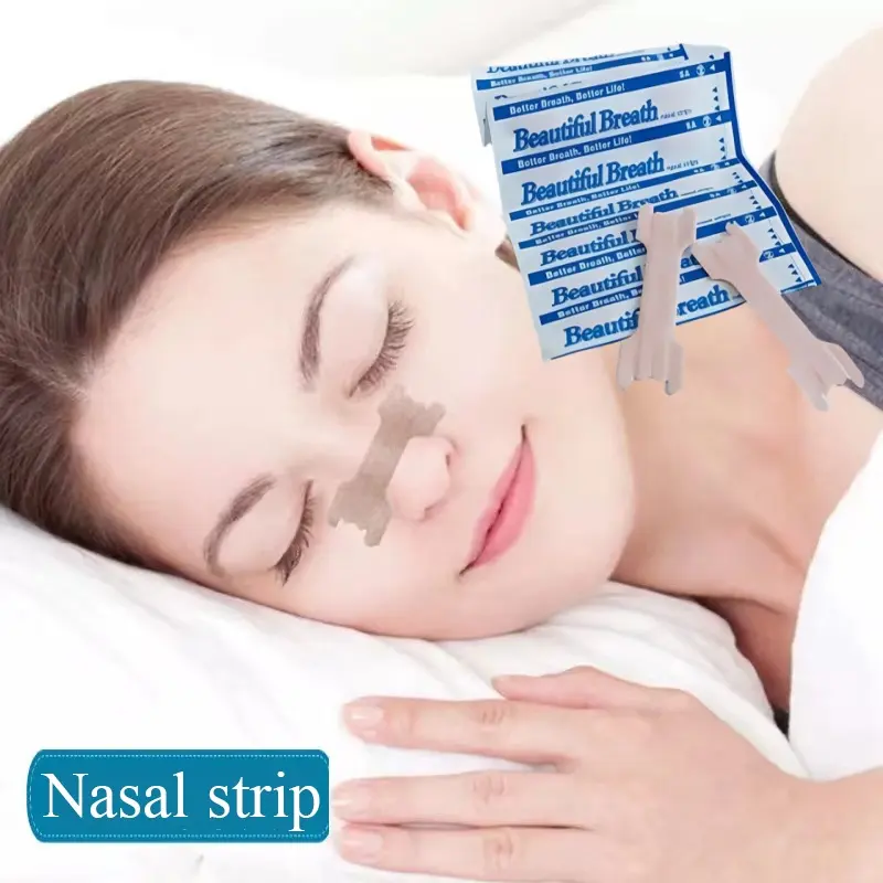 【Promo Ramadhan】/Nasal patch Stiker Hidung Anti Ngorok Penghilang Dengkur /Obat Hidung Mampet – Atasi Flu & Pilek dengan Cepat! (10 Pcs)