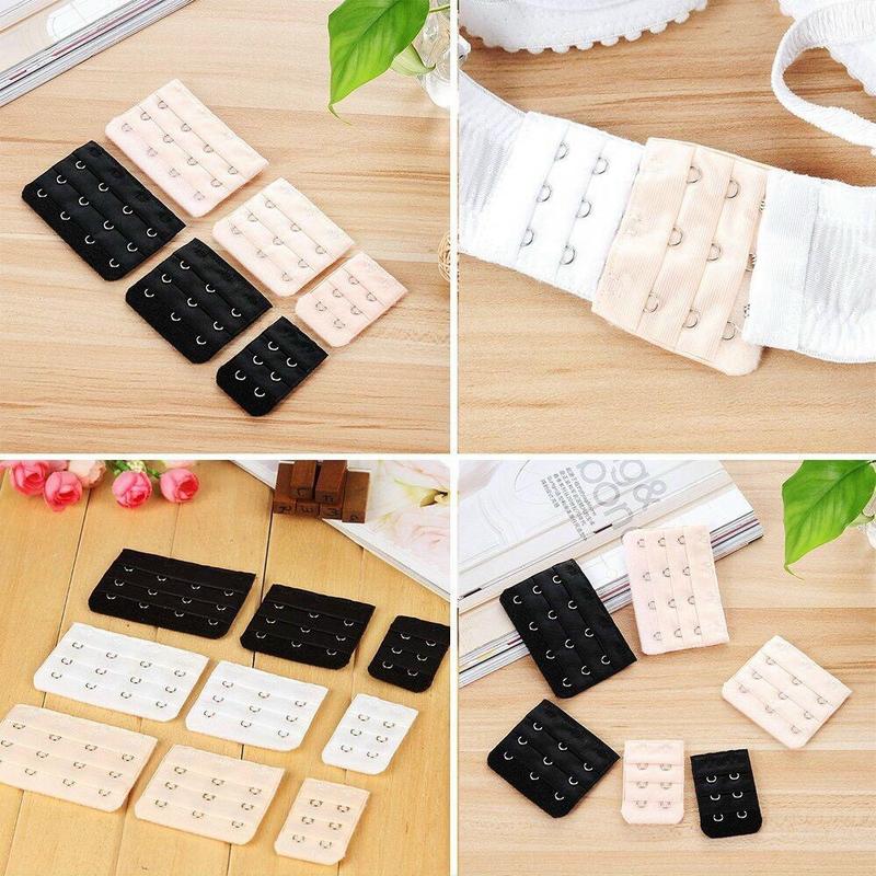 Che tên Miếng nới rộng áo ngực - Dây nối áo ngực 2,3 móc thép k gỉ AL014