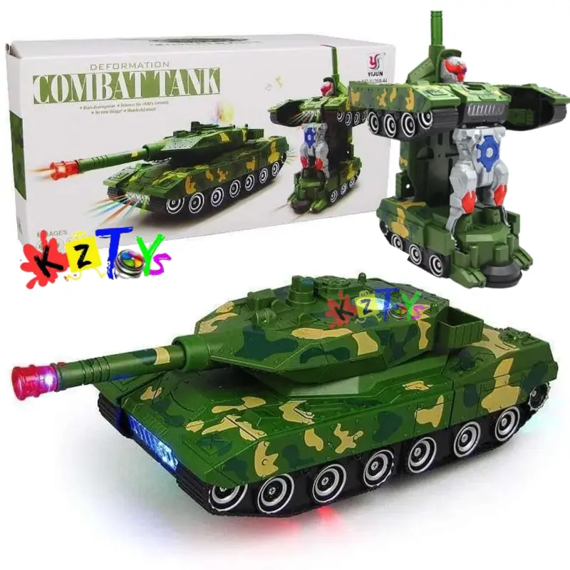MAINAN COMBAT TANK DEFORMATION 99 CLASSIC 2 IN 1 MUSIK LAMPU 2