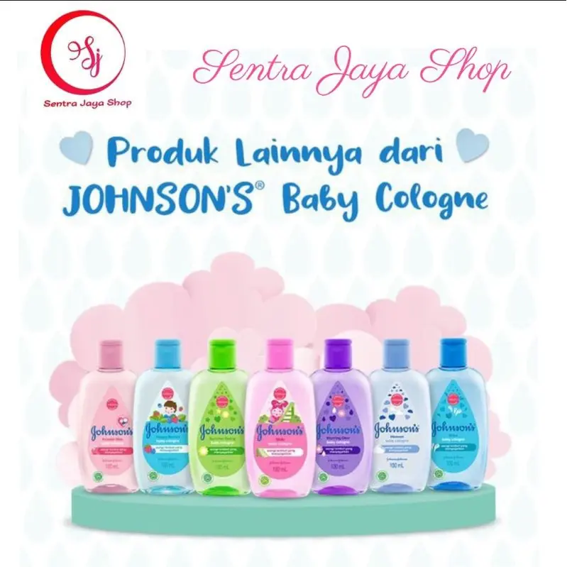 Johnson's Baby Cologne - Minyak Wangi Bayi 100 ml Summer Swing, Slide, Happy Berries, Brisa, Morning Dew, Heaven Johnsons 0