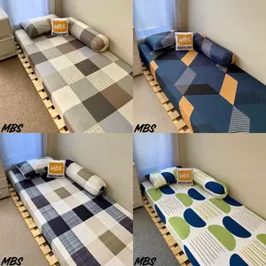 #3 | MYBELIA | MBS | SPREI / BED SHEET / SEPREI DOUBLE KARET AESTHETIC | FREE SARUNG BANTAL & SARUNG GULING #3 | MYBELIA | MBS | SPREI / BED SHEET / SEPREI DOUBLE KARET AESTHETIC | FREE SARUNG BANTAL & SARUNG GULING