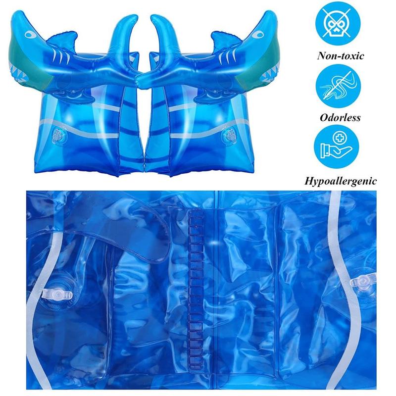 Product Introduction of Arm Ring Inflatable Baby Floats Hand Safety Float Swim Pool Floating Children Swim Training Tool 4
