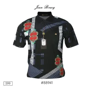 Kaos Kerah Pria Jean Bracq Bahan Katun Halus Berkantong 88941