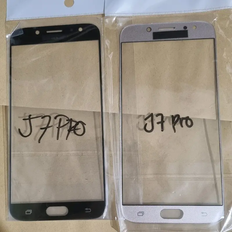 kaca depan non oca samsung j7 pro j730 layar sentuh touchscreen lcd Black Gold 1