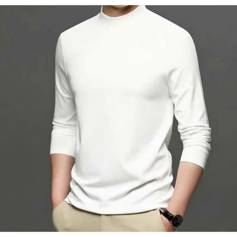 Áo giữ nhiệt thu đông cổ cao 3 cm co giãn 4 chiều ấm áp trẻ trung Menswear 4