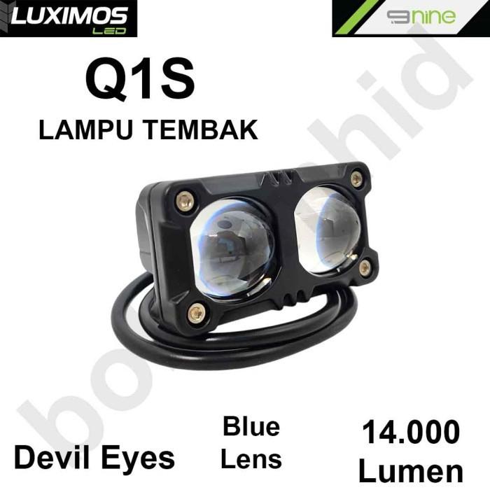 Lampu LED Tembak Sorot 2 mata LUMINOS Q1s Projektor Laser 3Mode 5000Lumen Grs 6